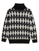 Jersey rombos cuello cisne