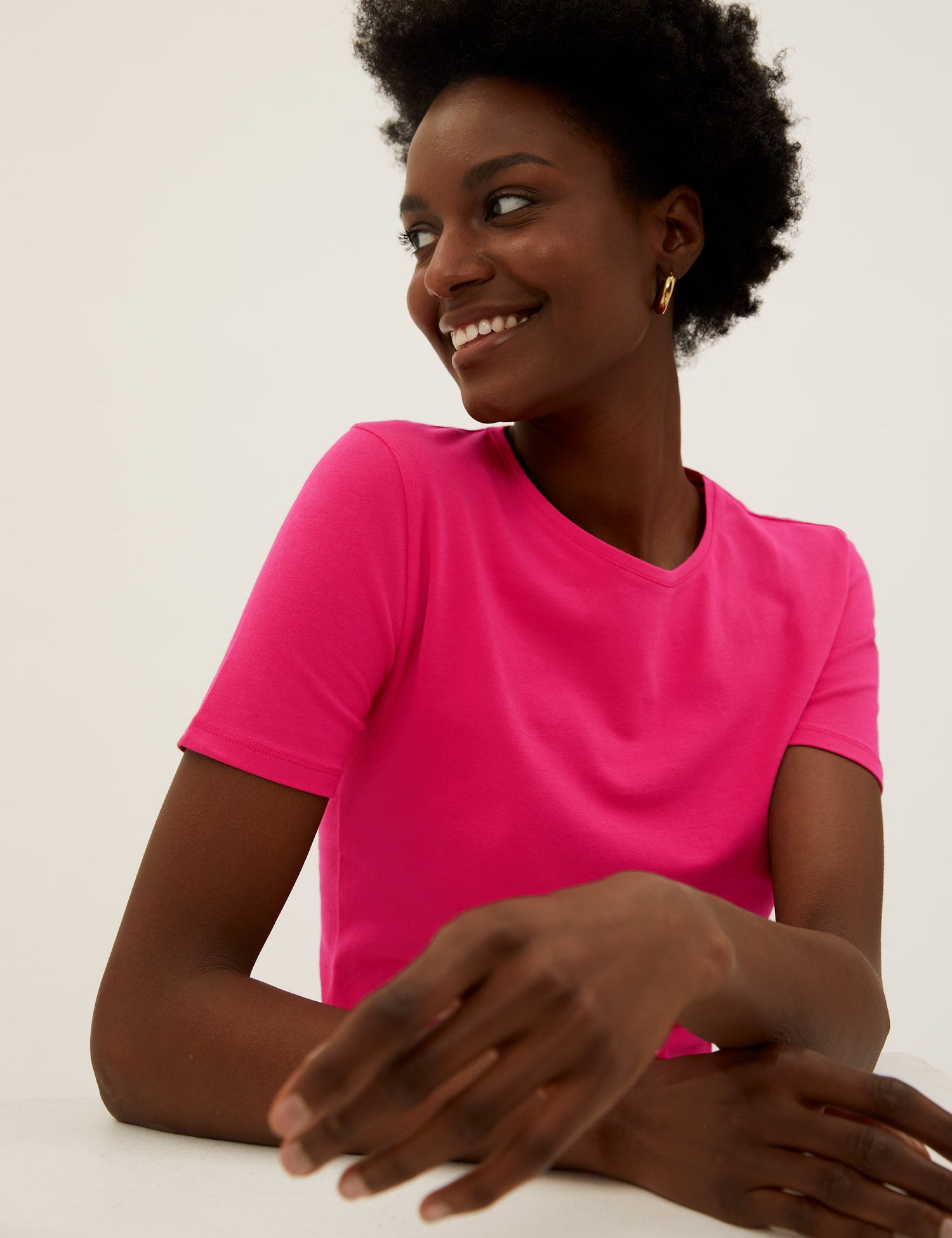 Camiseta básica manga corta