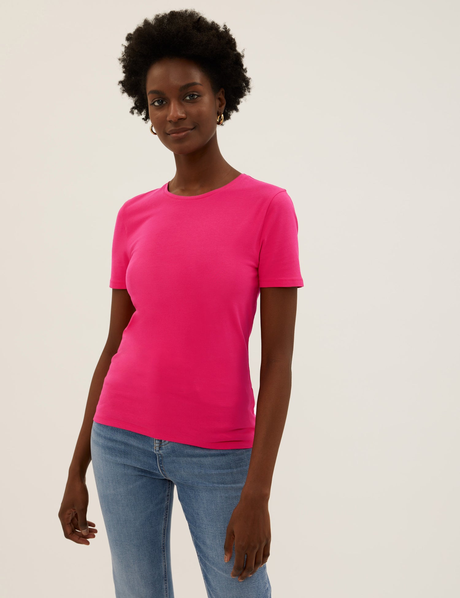 Camiseta básica manga corta