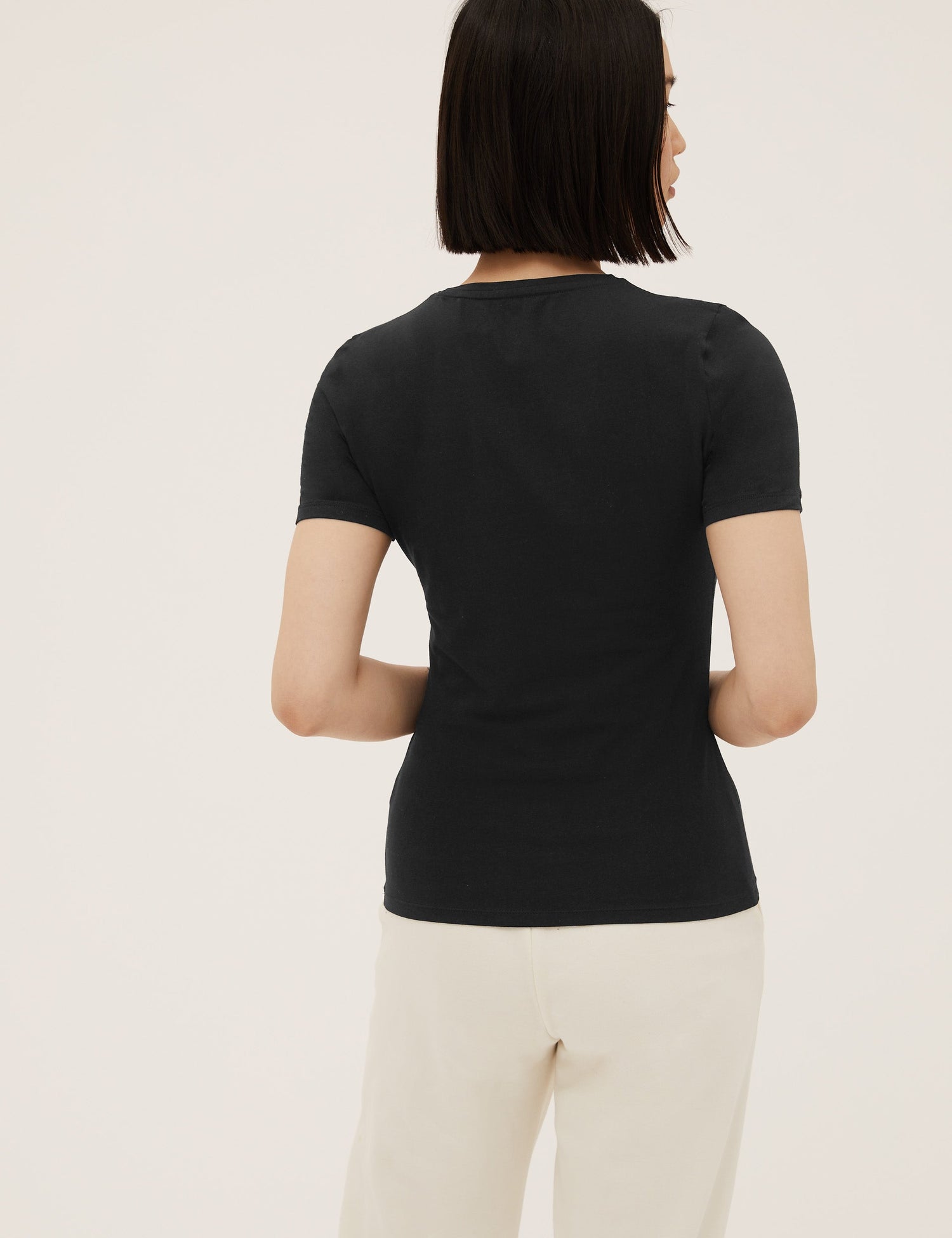 Camiseta básica manga corta