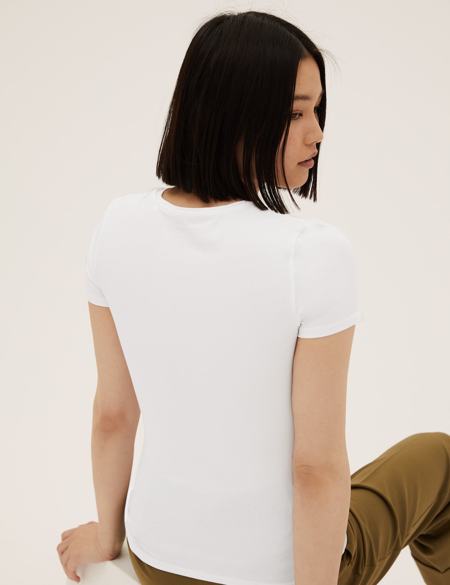 Camiseta básica manga corta