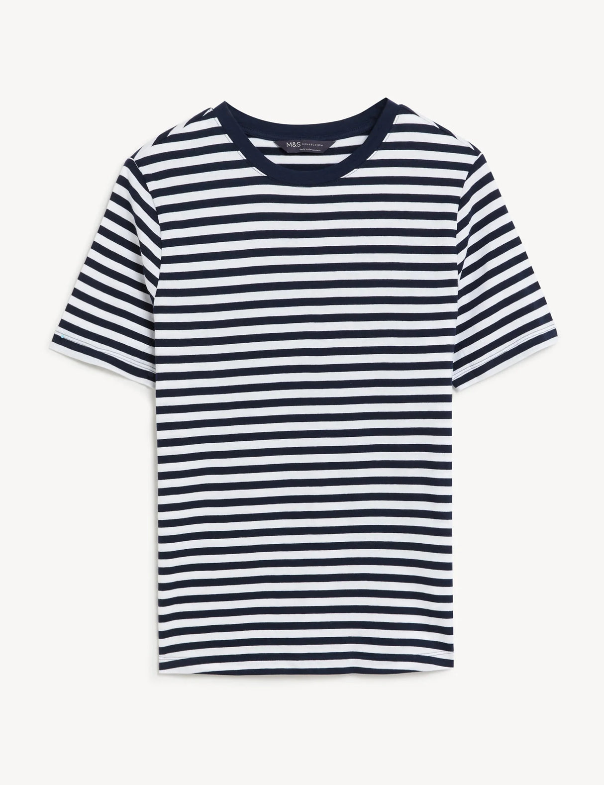 Camiseta rayas de manga corta