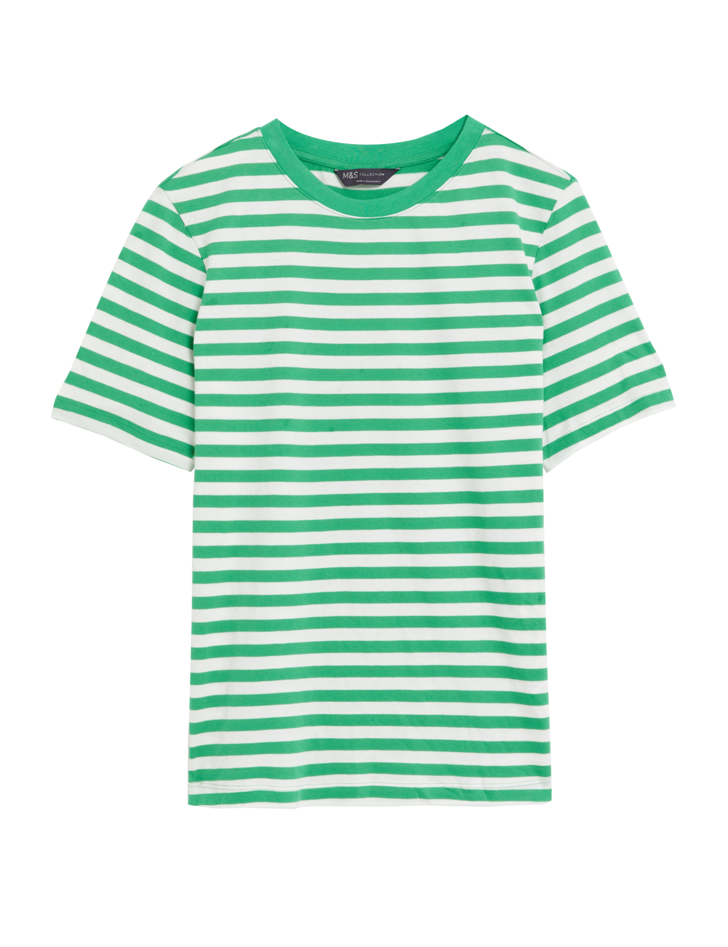 Camiseta rayas de manga corta