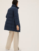 Chaqueta larga acolchada