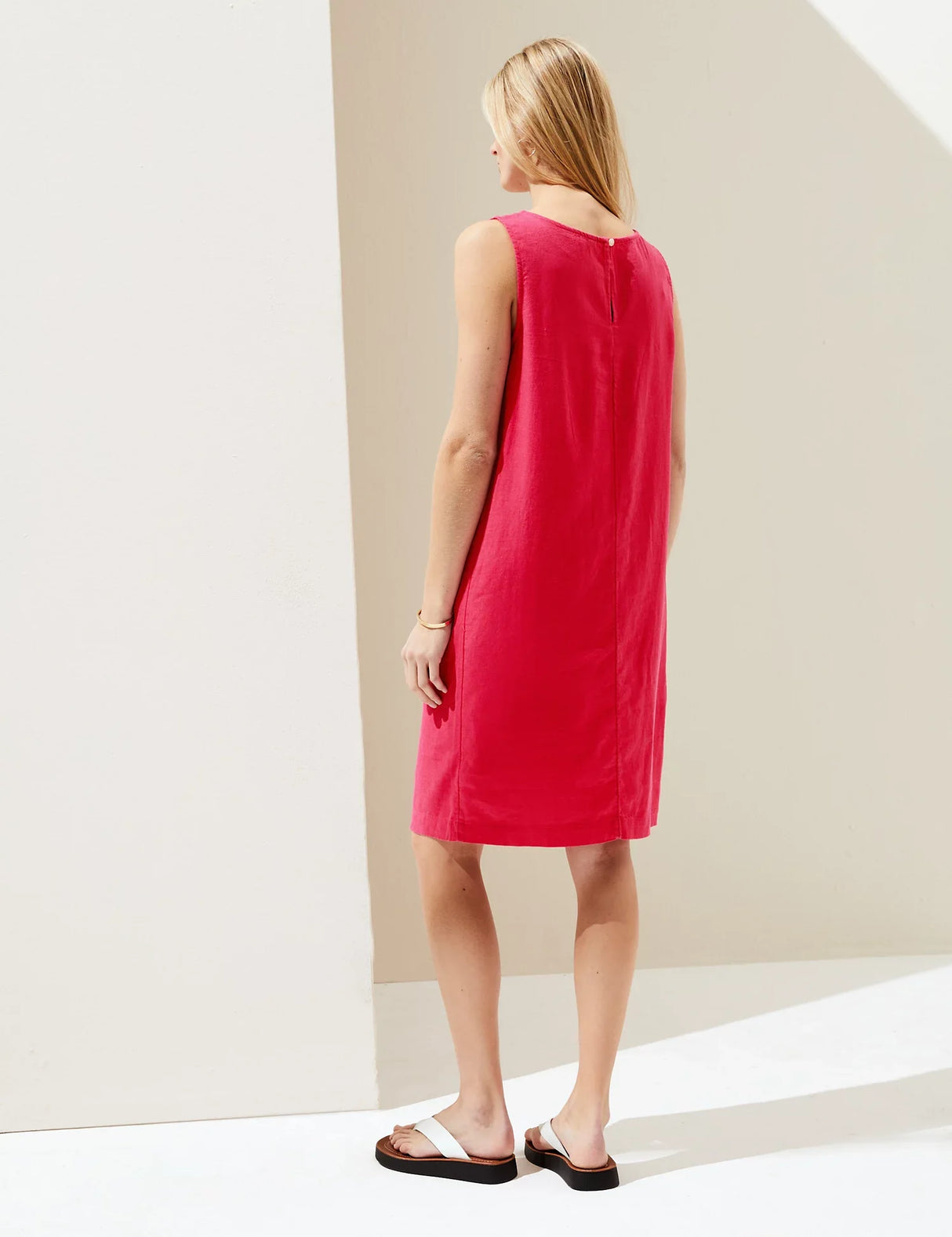 Vestido de lino sin mangas