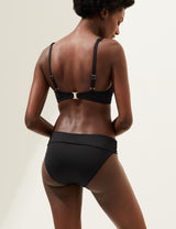 Parte baja de bikini roll top