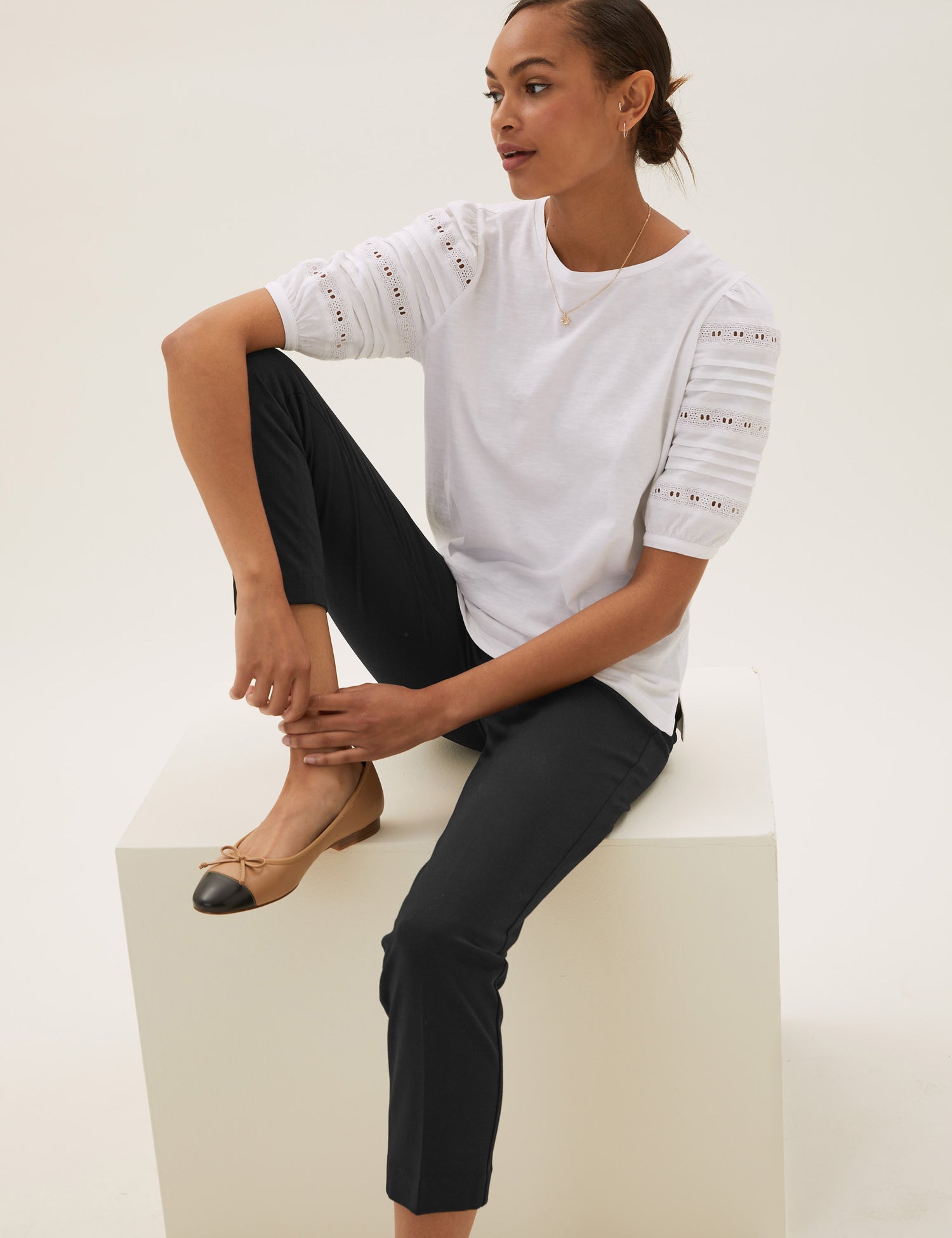 Pantalón punto slim