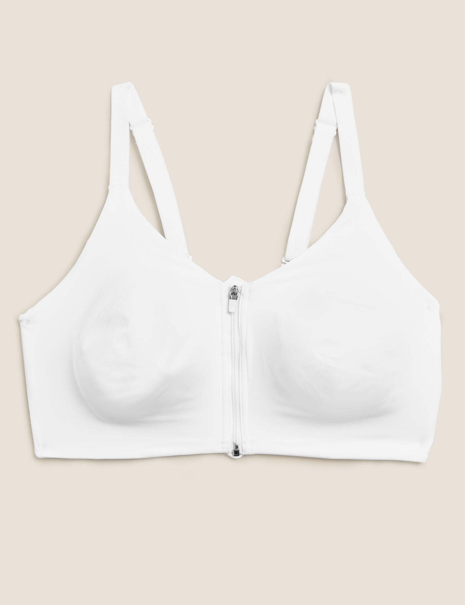 Sujetador sin aro con cremallera