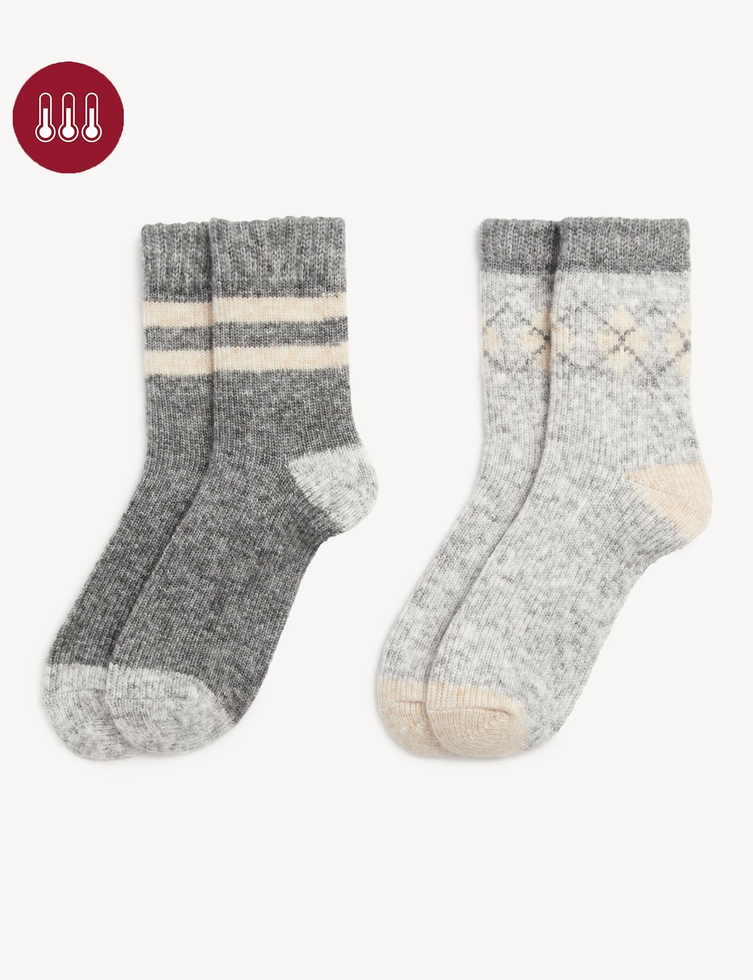 Pack 2 calcetines térmicos