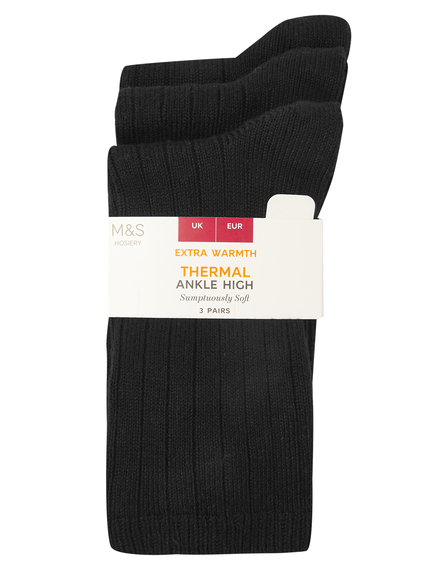 Pack 3 calcetines térmicos lisos