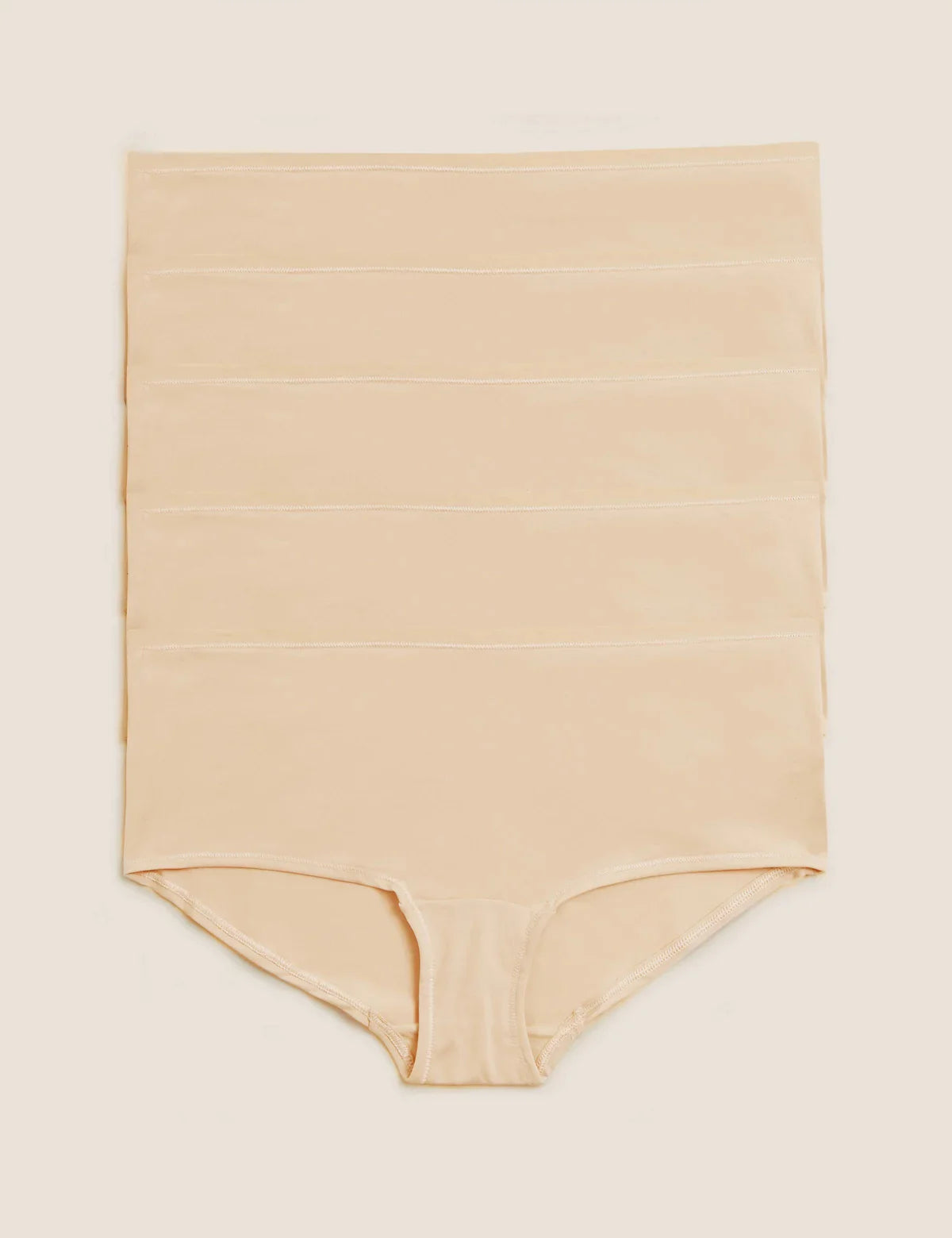 Pack 5 bragas short microfibra