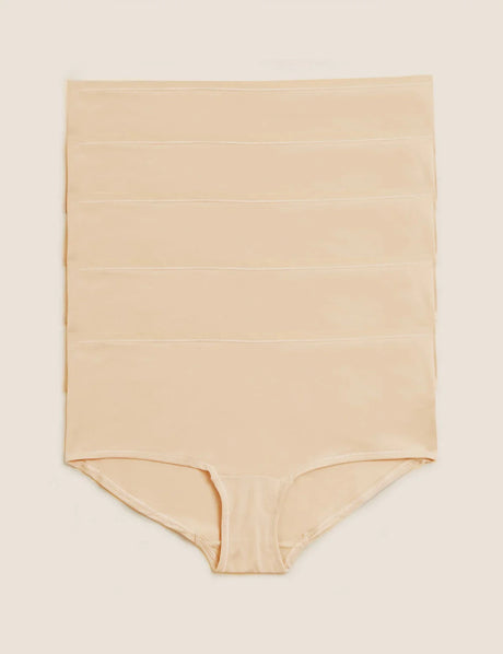 Pack 5 bragas short microfibra