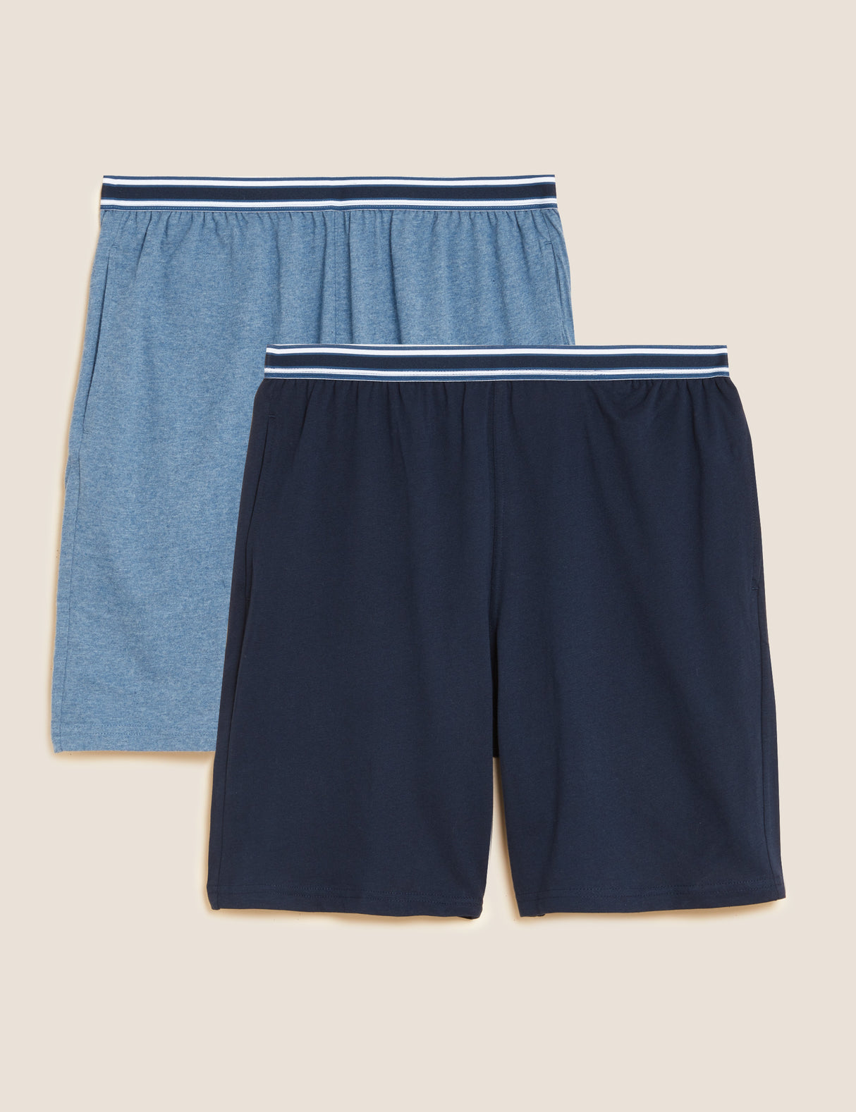 Pack de 2 pantalones cortos cinturill sport