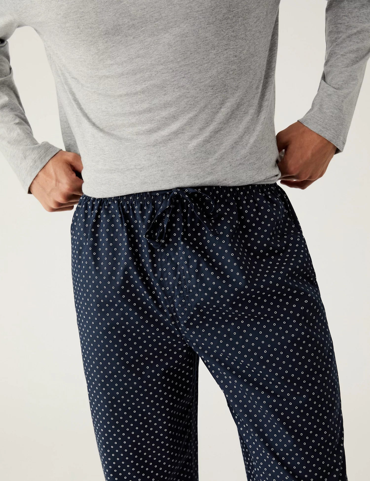 Pijama en punto slogan