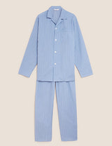 Pijama clásico de polycotton diseño rayas