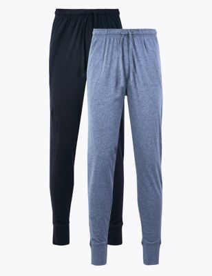 Pack de 2 pantalones joggers de punto