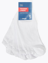 Pack de 5 pares de calcetines tobilleros lisos