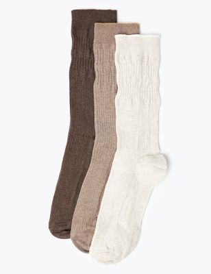 Pack de 3 pares de calcetines sin patente