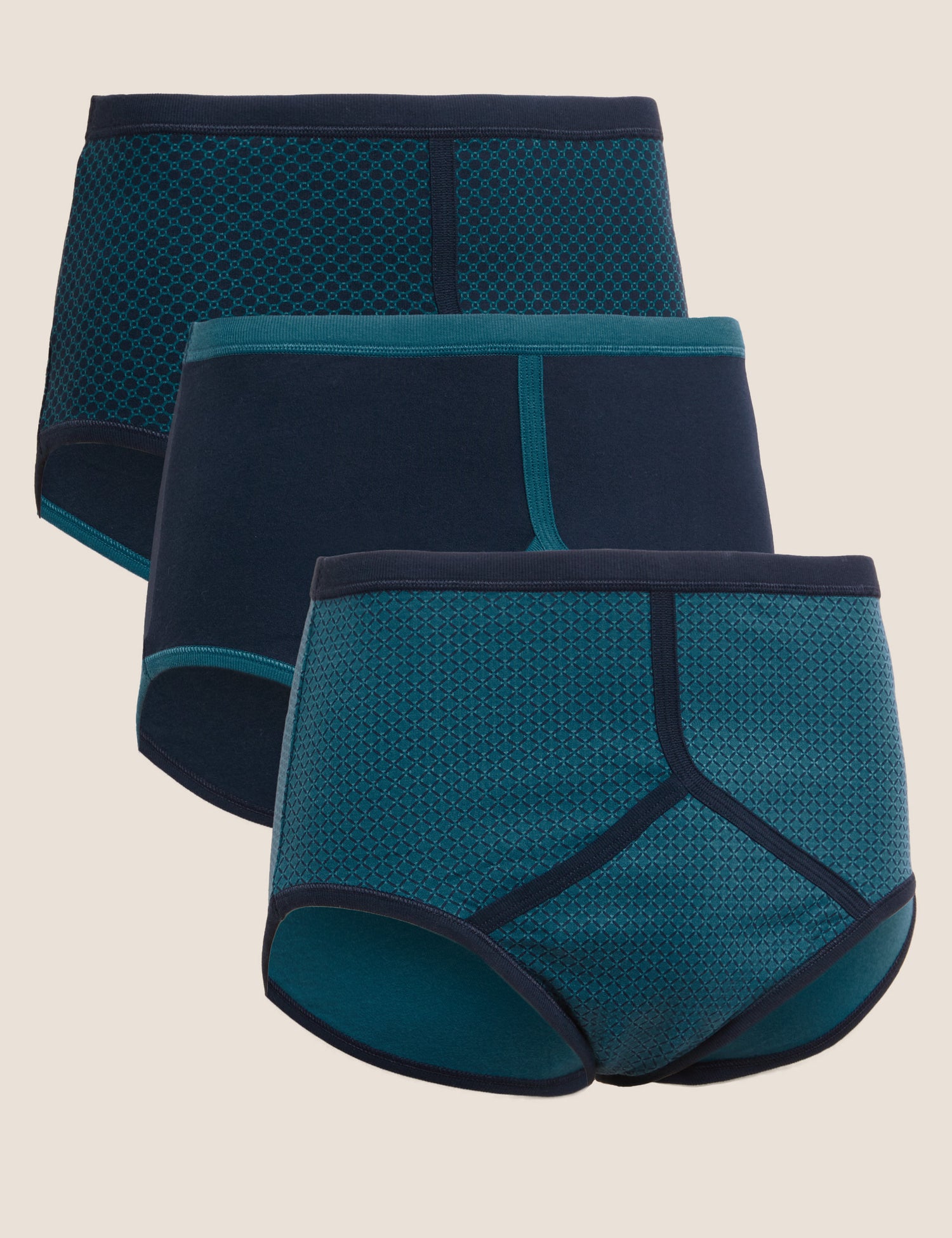 Pack de 3 briefs diseño clásico