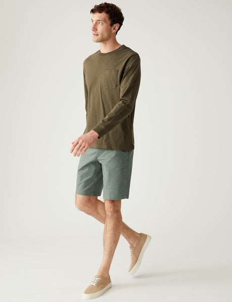 Pantalón chino corto superligero