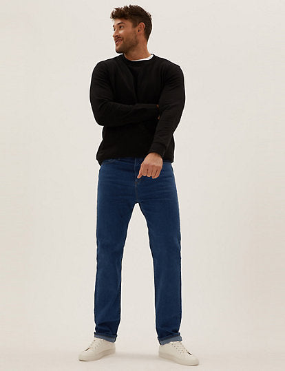 Pantalón vaquero elástico Regular