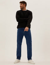 Pantalón vaquero elástico Regular