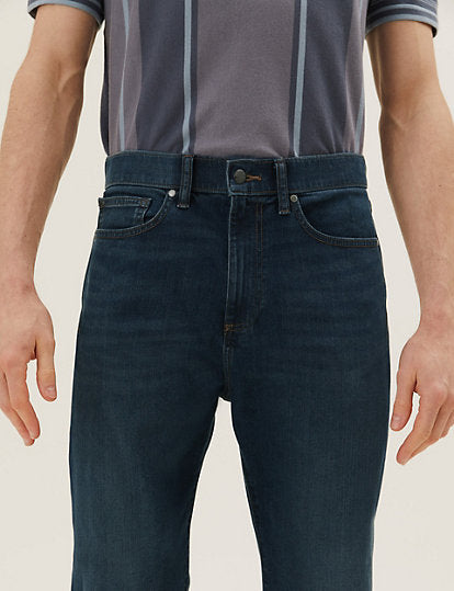 Pantalón vaquero elástico Regular