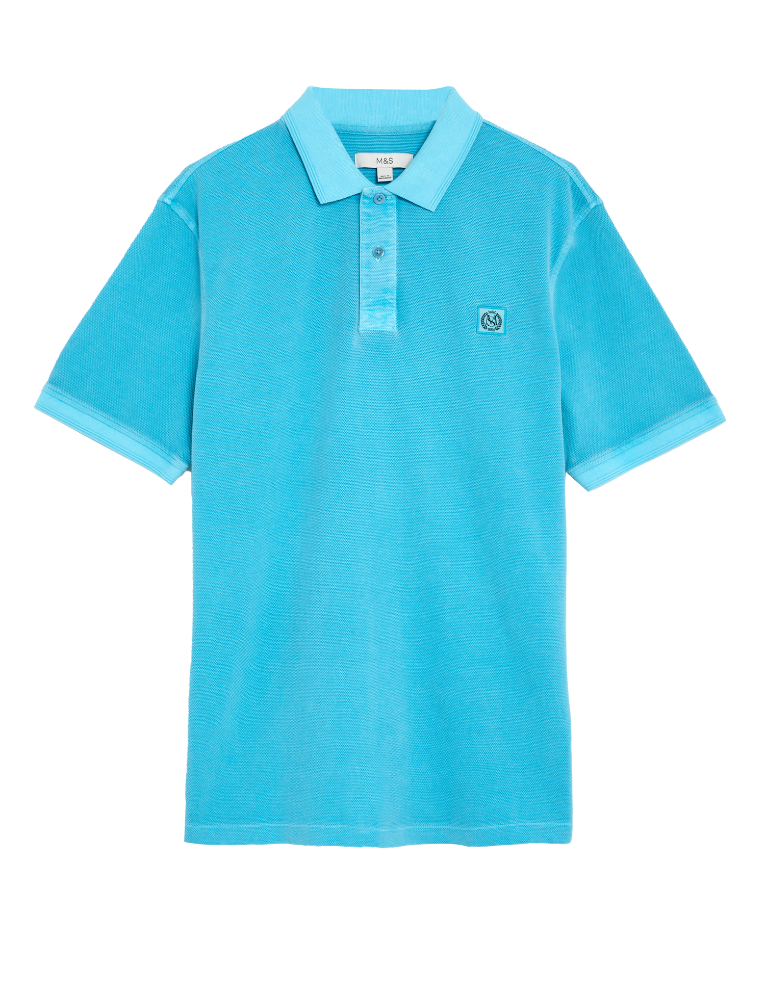 Polo Dye manga corta