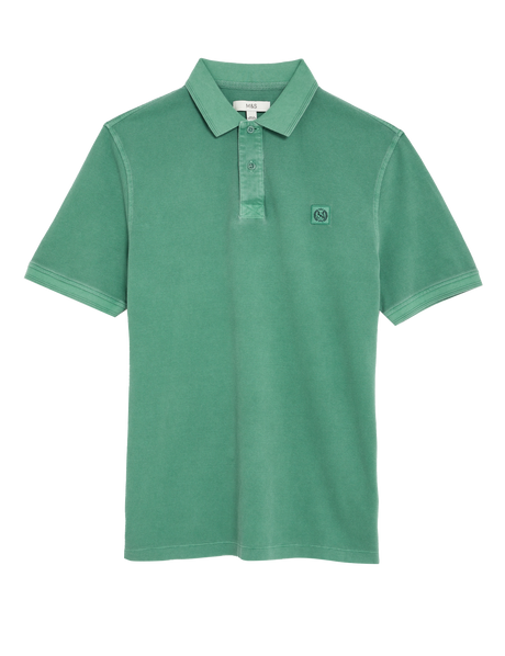 Polo Dye manga corta