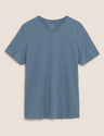 Camiseta cuello pico manga corta lisa