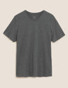 Camiseta cuello pico manga corta lisa
