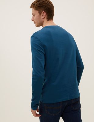 Camiseta manga larga lisa