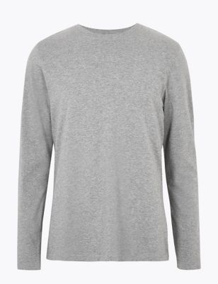 Camiseta manga larga lisa