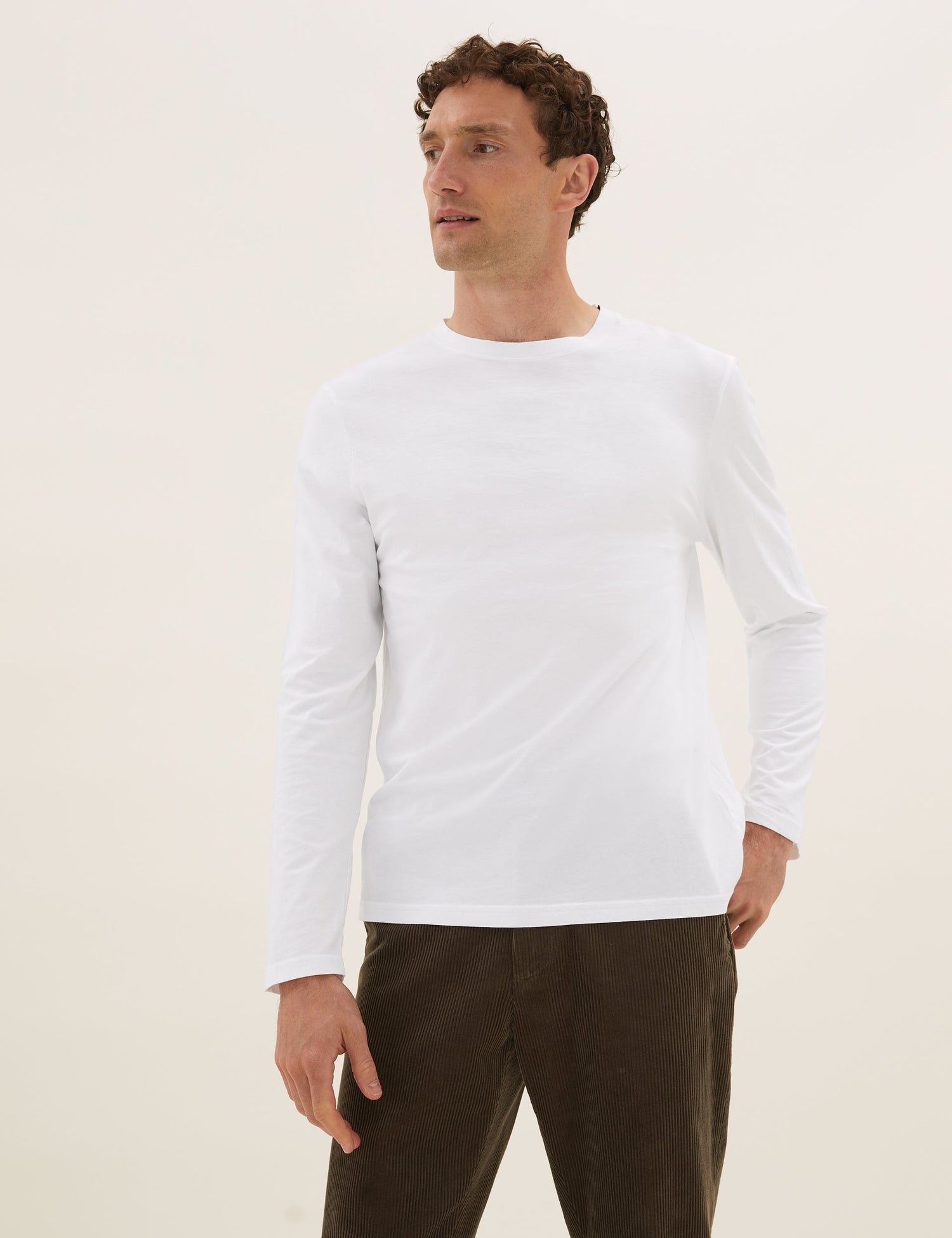 Camiseta manga larga lisa
