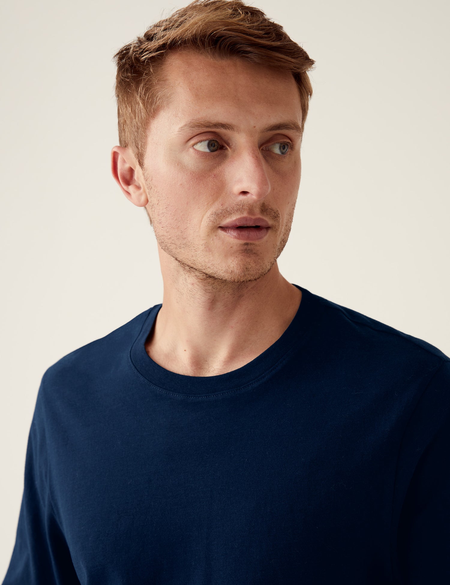 Camiseta lisa manga larga