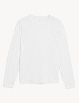 Camiseta lisa manga larga