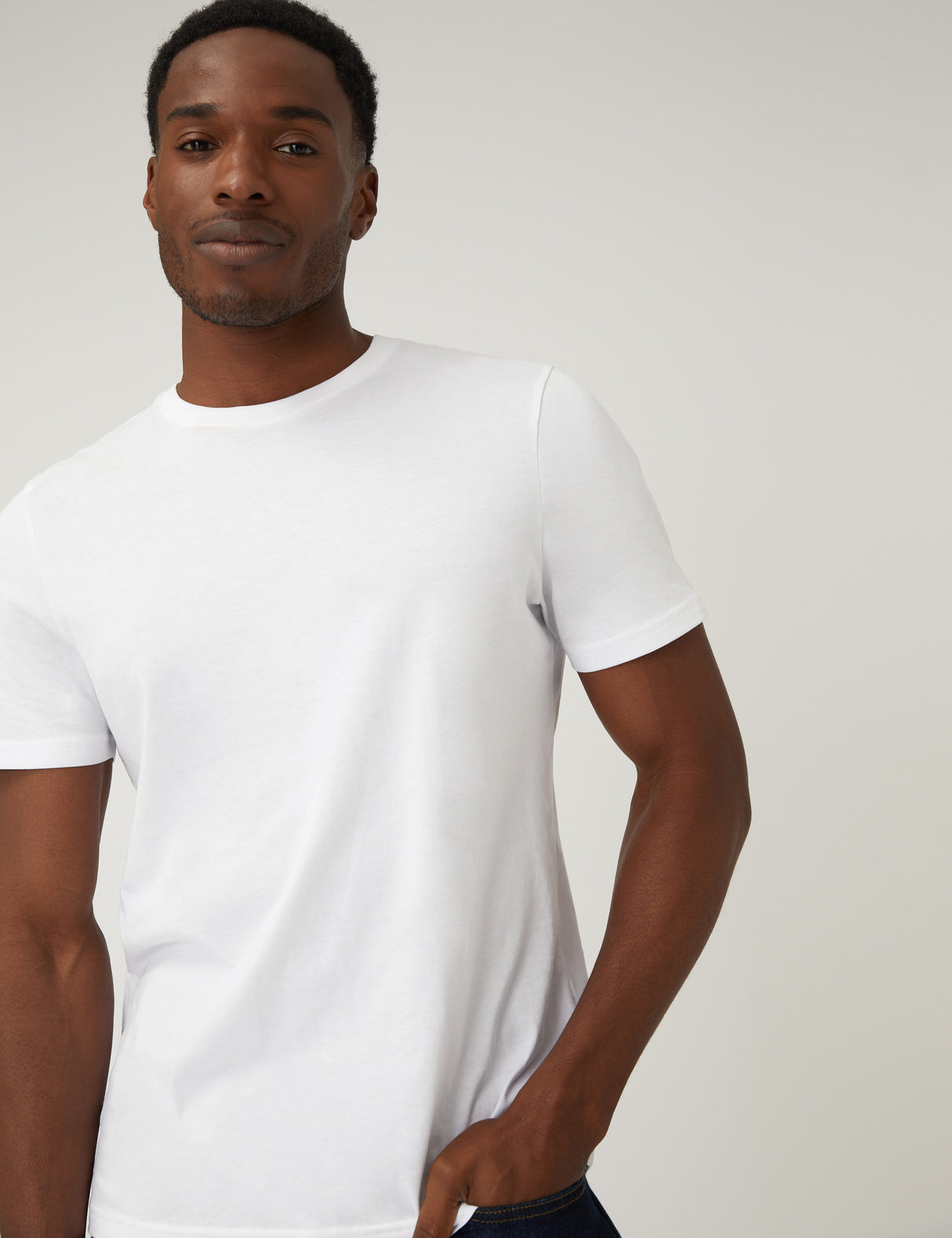 Camiseta lisa manga corta