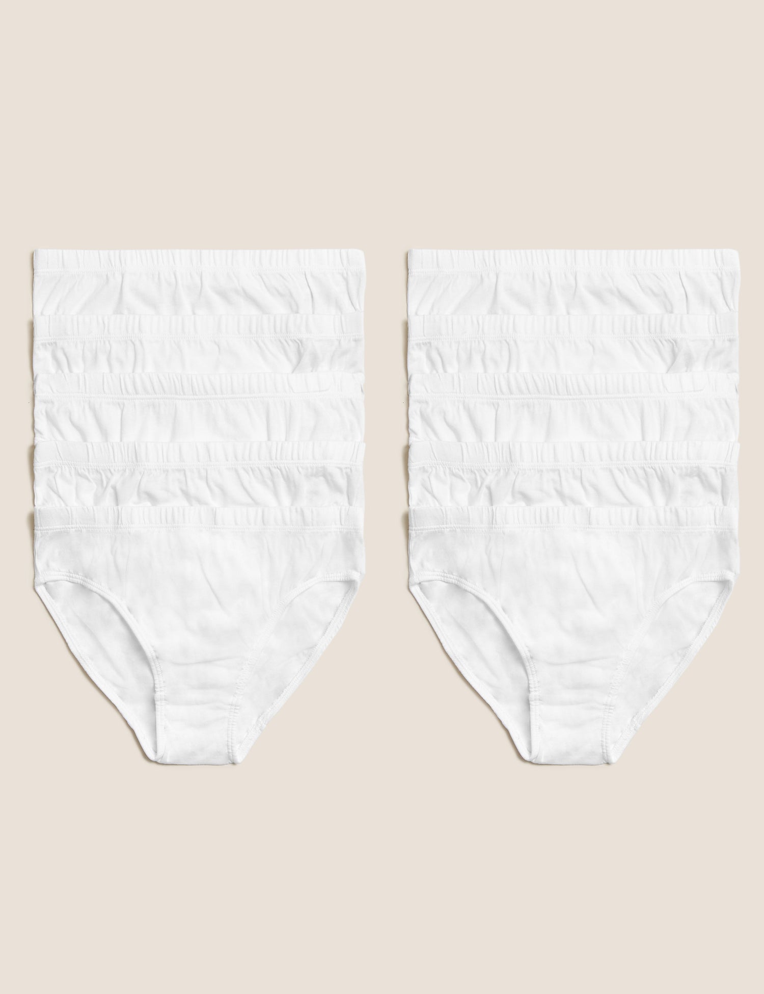 Pack de 10 calzoncillos lisos