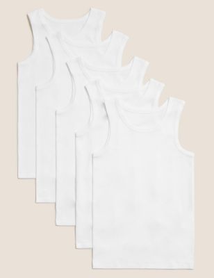 Pack de 5 Camisillas manga hueca