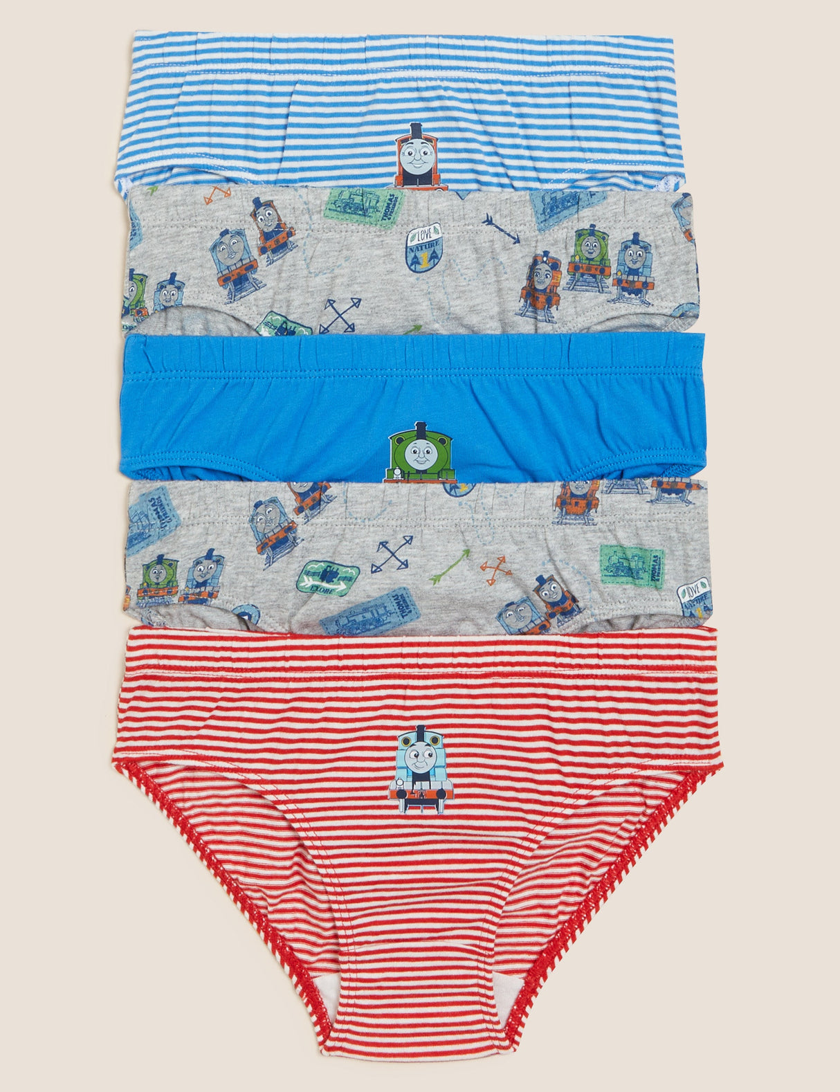 Pack de 5 briefs Thomas