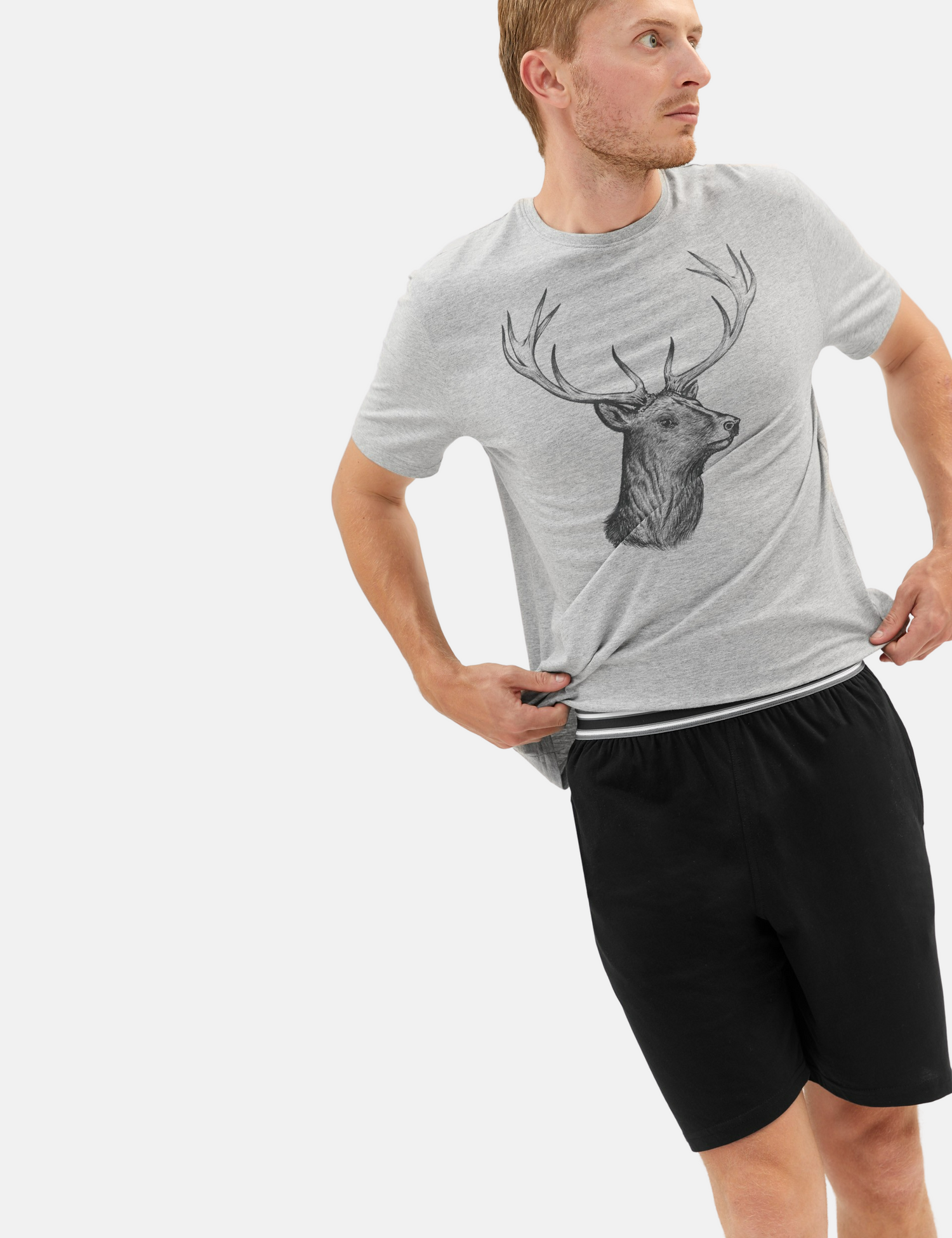 Pack de 2 pantalones cortos cinturill sport